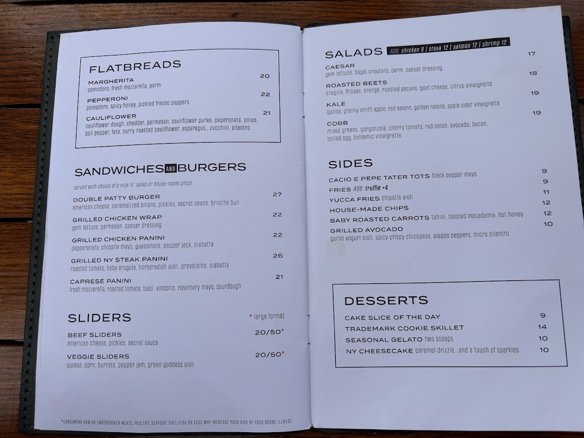 Refinery Rooftop Menu - Image 5